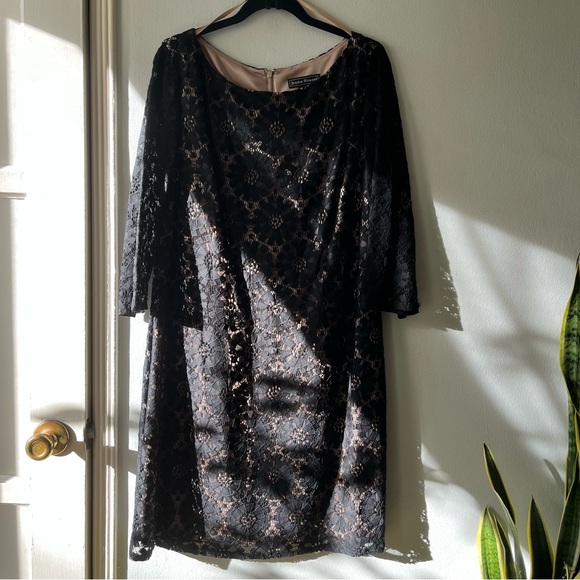 NWT•retro lace shift dress•jessica Howard•sz 16 - Picture 10 of 12